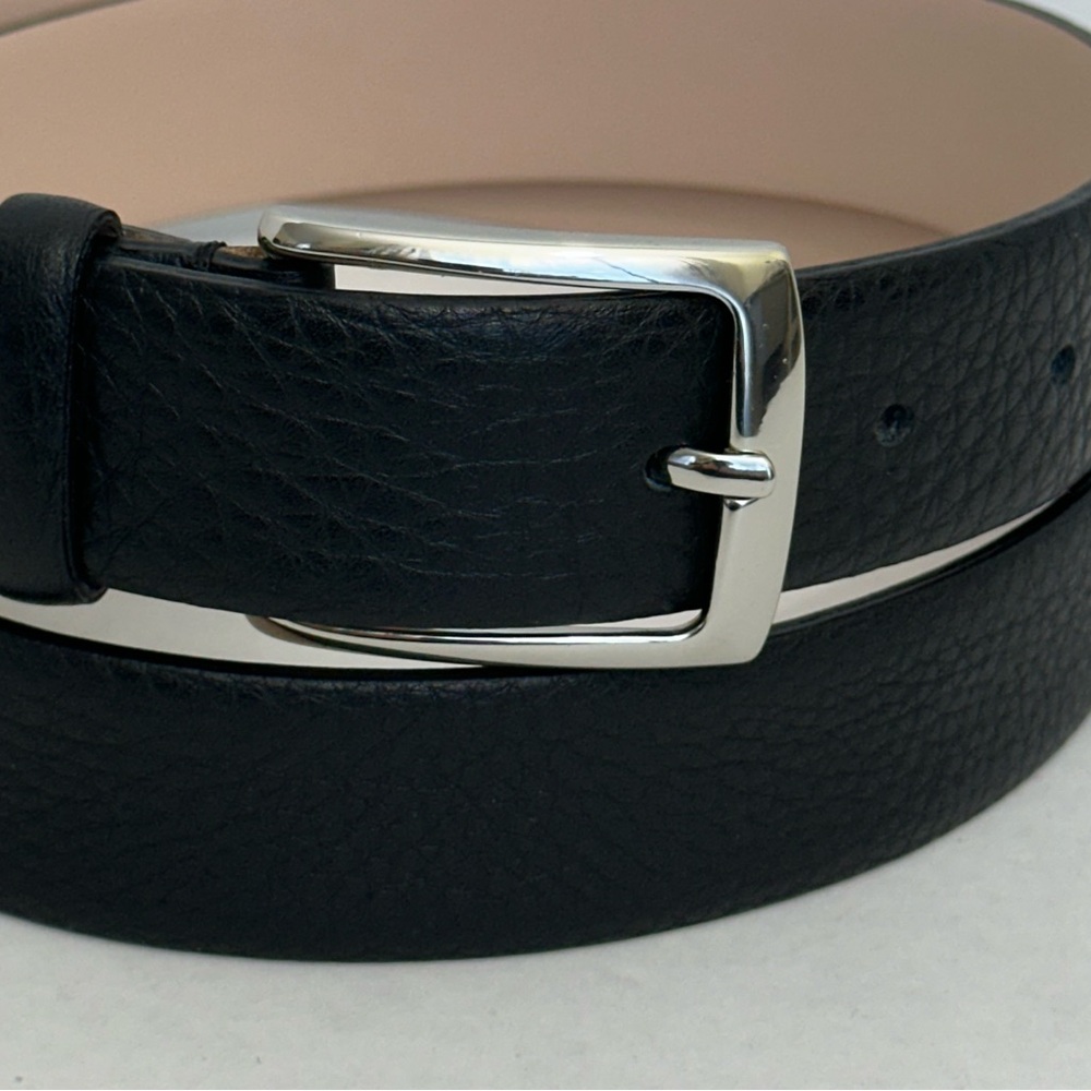 Massimo Dutti | Men’s Genuine Leather Belt | Size 95 (38”) | Made in Spain - Picture 7 of 14